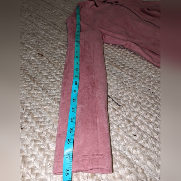 JOE FRESH PINK FAUX SUEDE MOTO JACKET - Picture 5 of 9